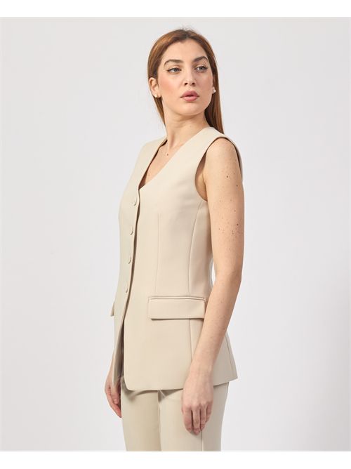 Patrizia Pepe tailored vest with FLy PATRIZIA PEPE | 8S0538-A533B814